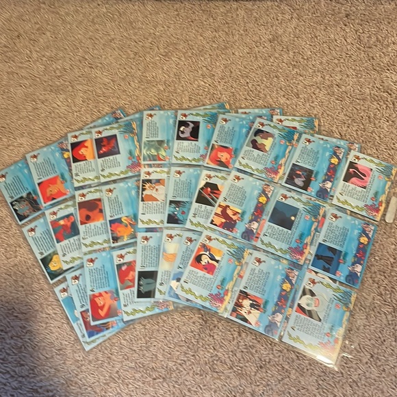 ❤️Complete Set The Little Mermaid 1991 Disney Pro Set Card - Picture 5 of 9